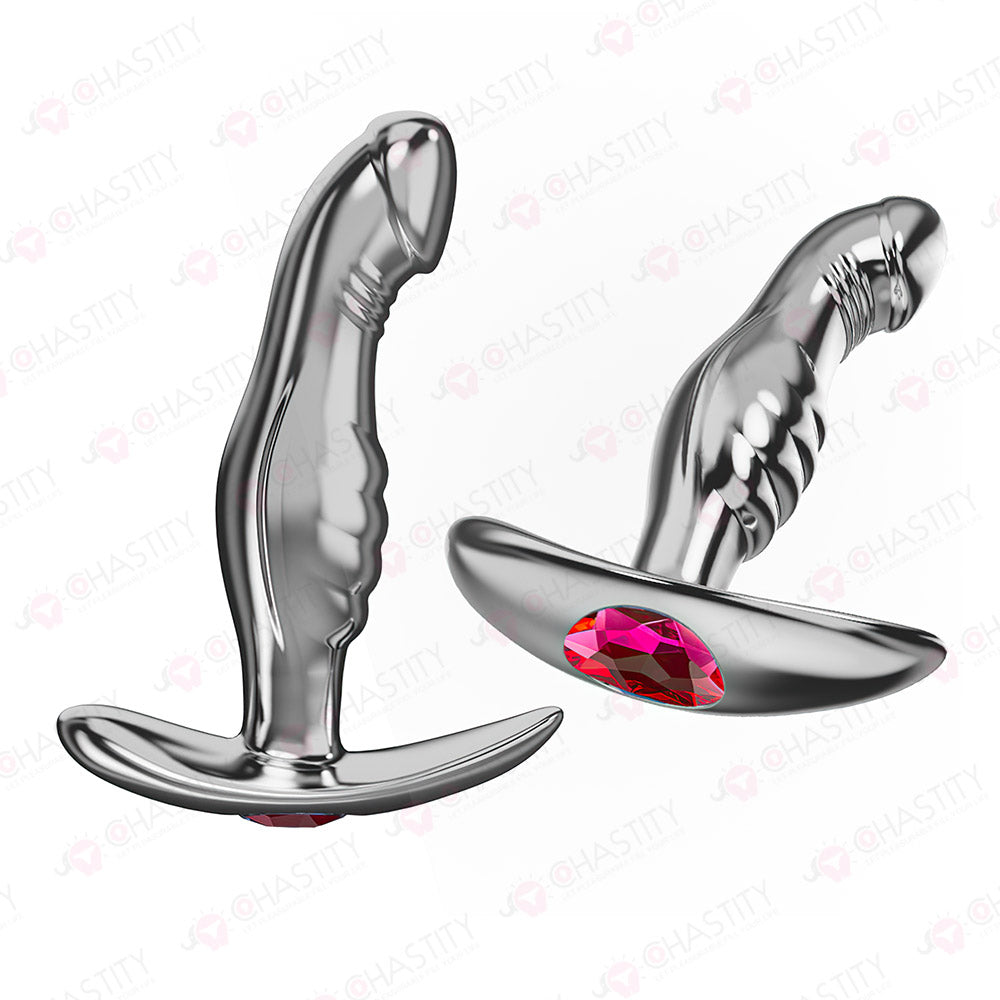 Metal Dildo Butt Plug