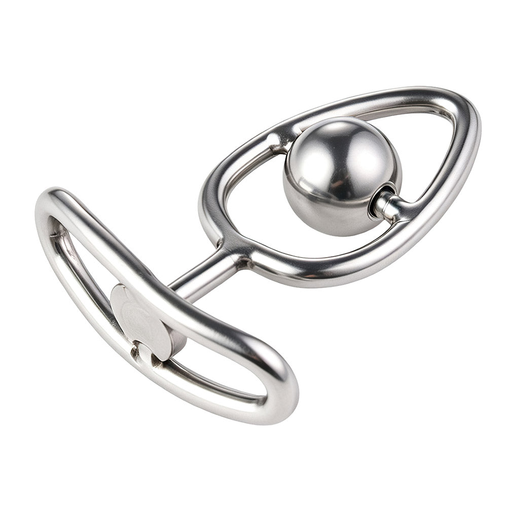 Metal Rotating Bead Butt Plug