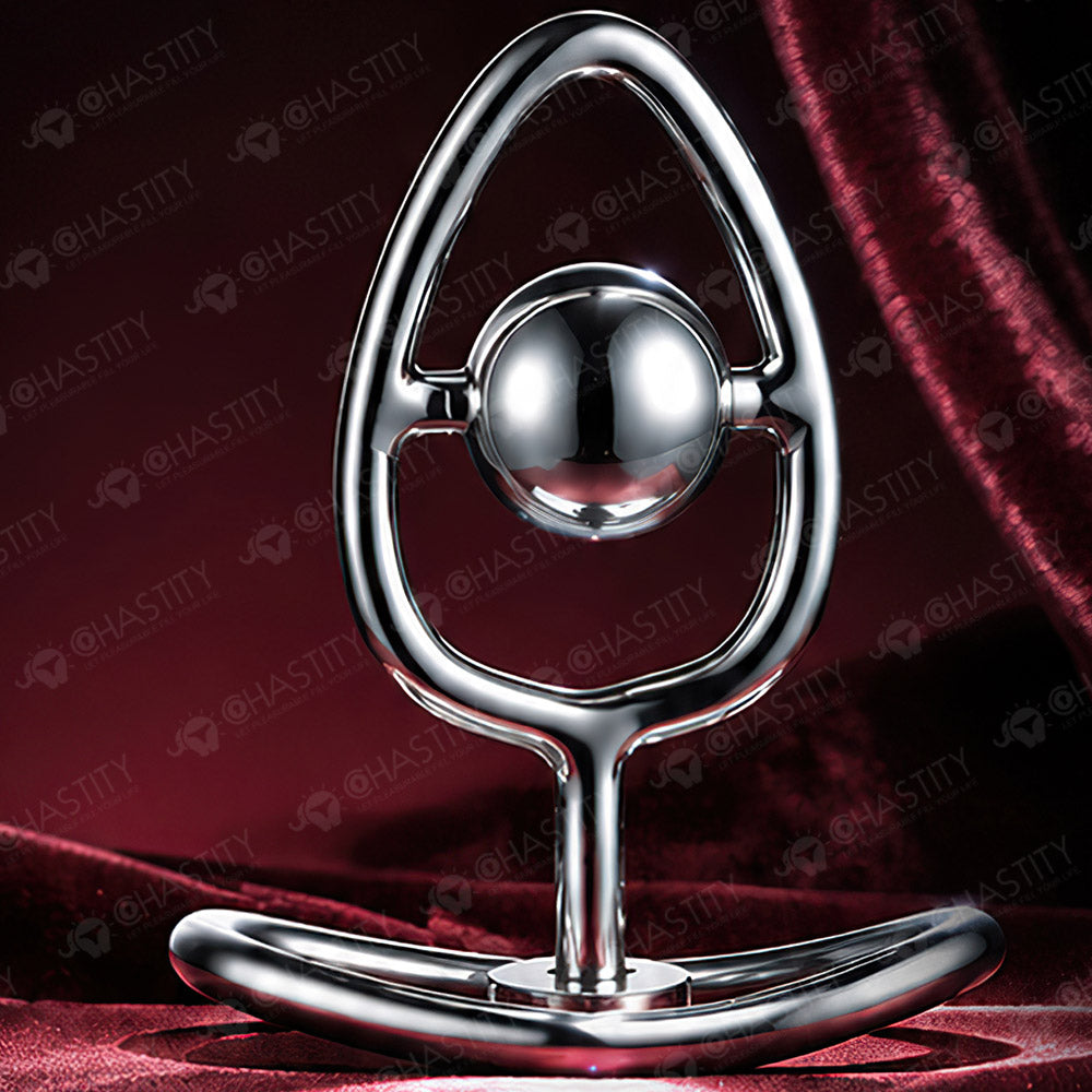 Metal Rotating Bead Butt Plug