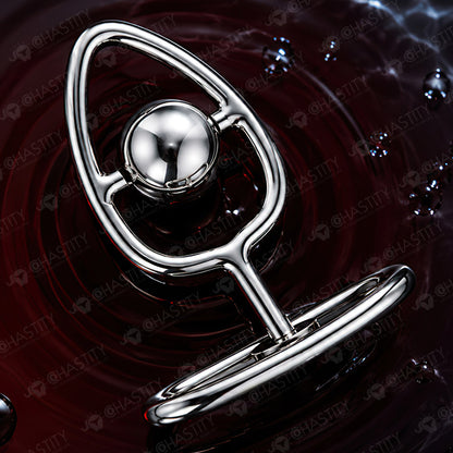 Metal Rotating Bead Butt Plug