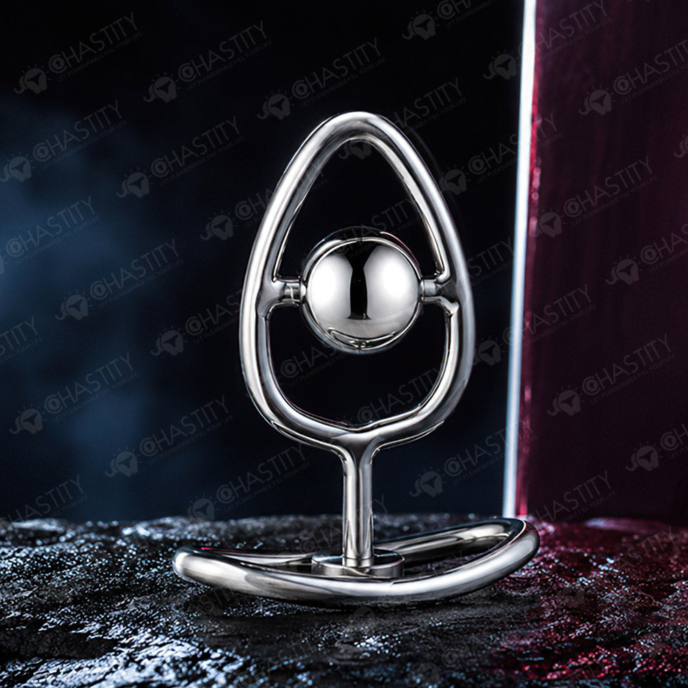 Metal Rotating Bead Butt Plug
