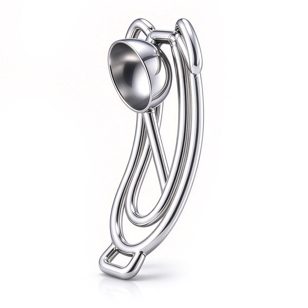 Metal Spoon-Shaped Fufu Clip MTF Tucking Device