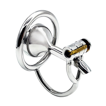 Metal Trumpet Inversion Chastity Cage