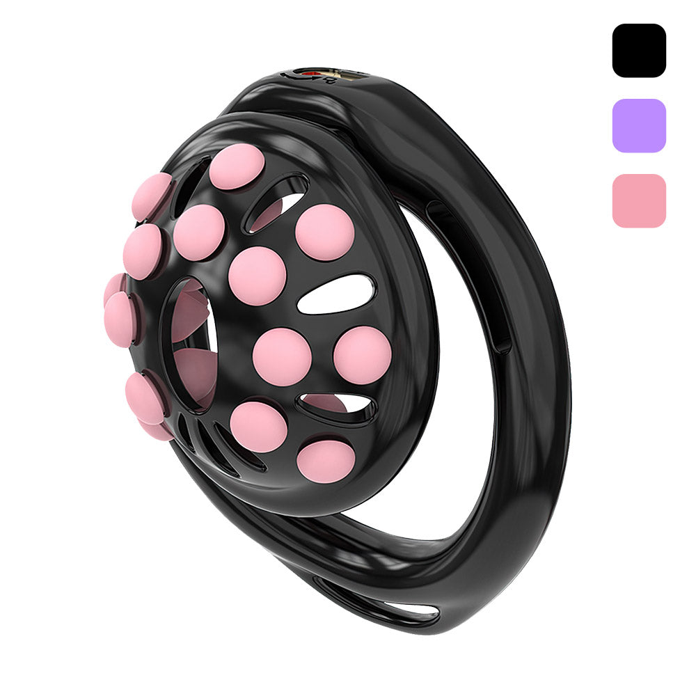 Micro Male Chastity With Removable Soft Spikes