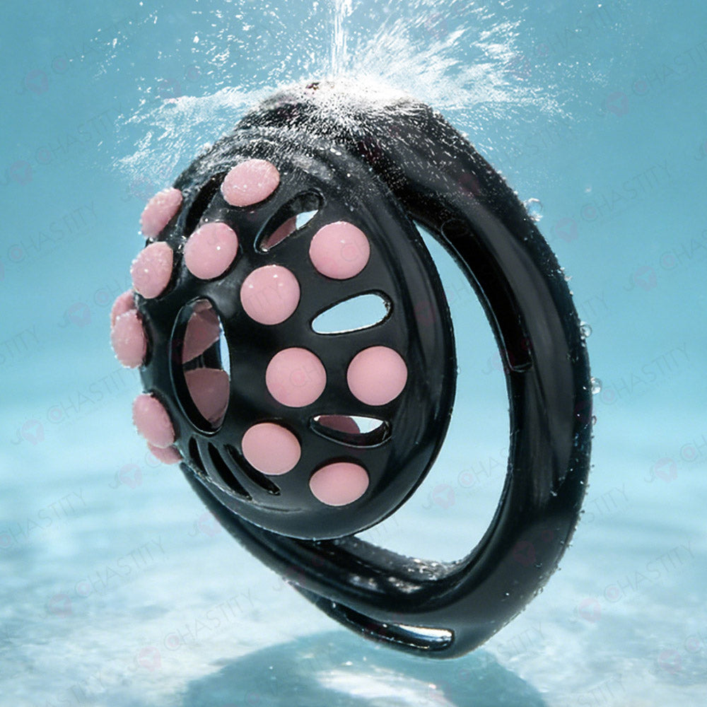 Micro Male Chastity With Removable Soft Spikes