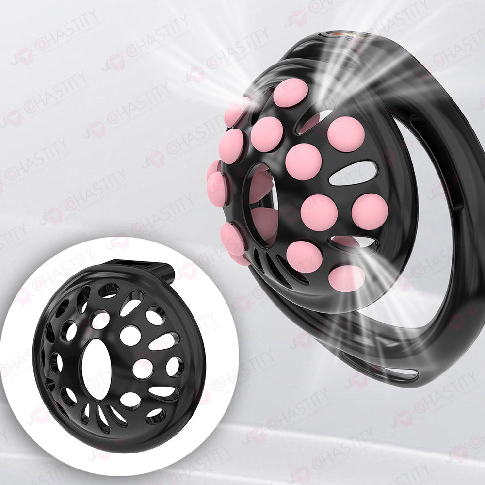 Micro Male Chastity With Removable Soft Spikes
