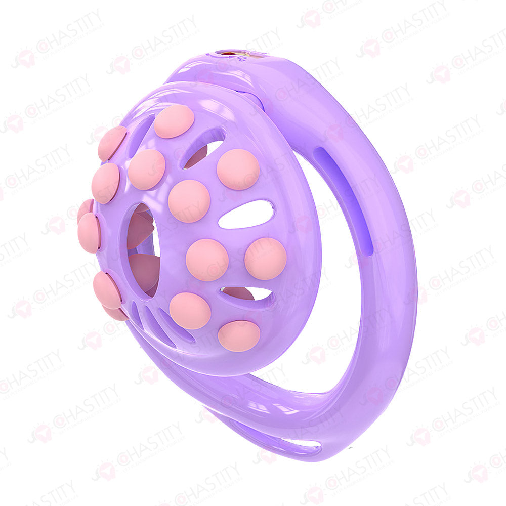 Micro Male Chastity With Removable Soft Spikes