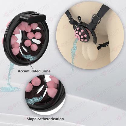 Micro Male Chastity With Removable Soft Spikes