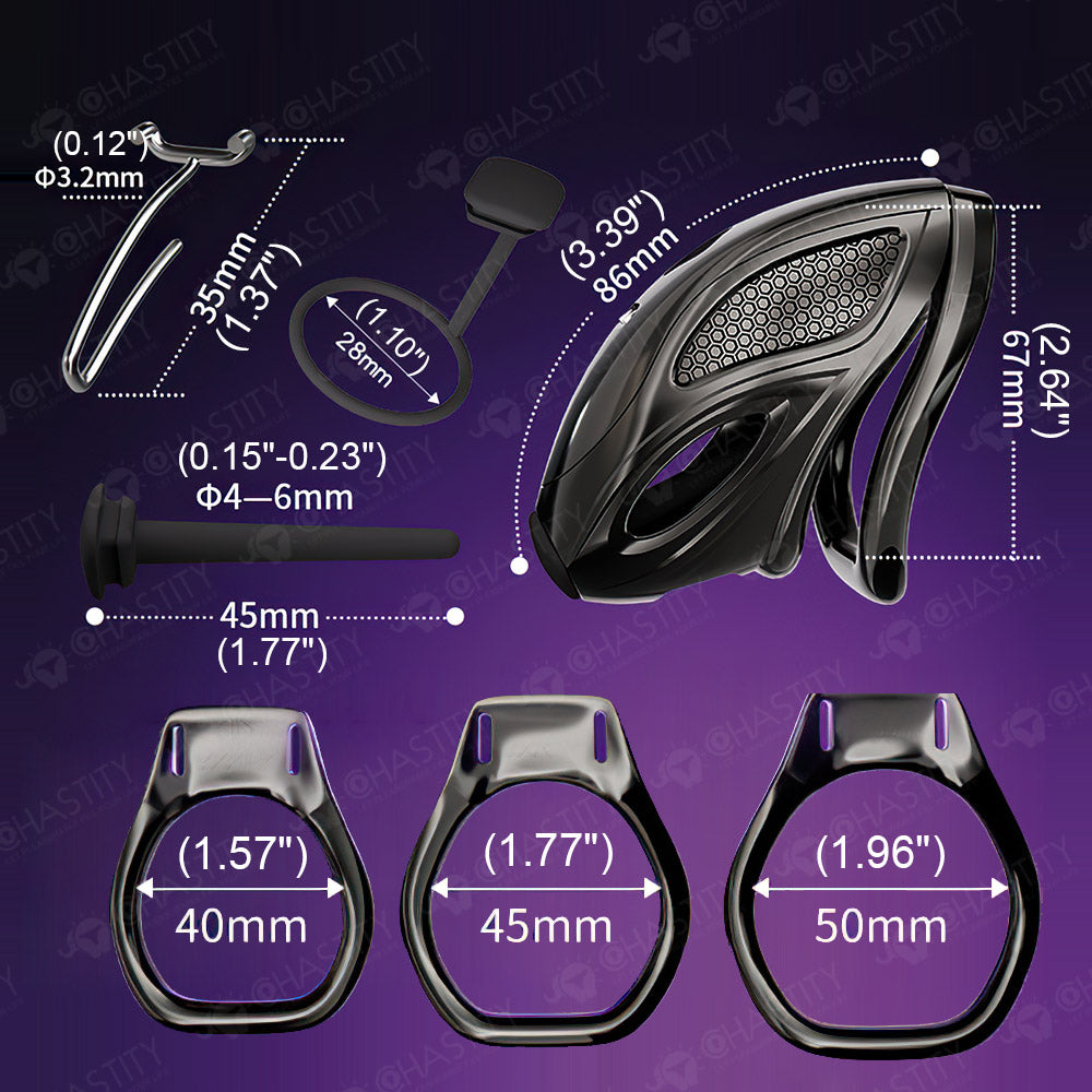 LOCKINK Mobile-Controlled Bee Sting Electric Shock Chastity As Punishment