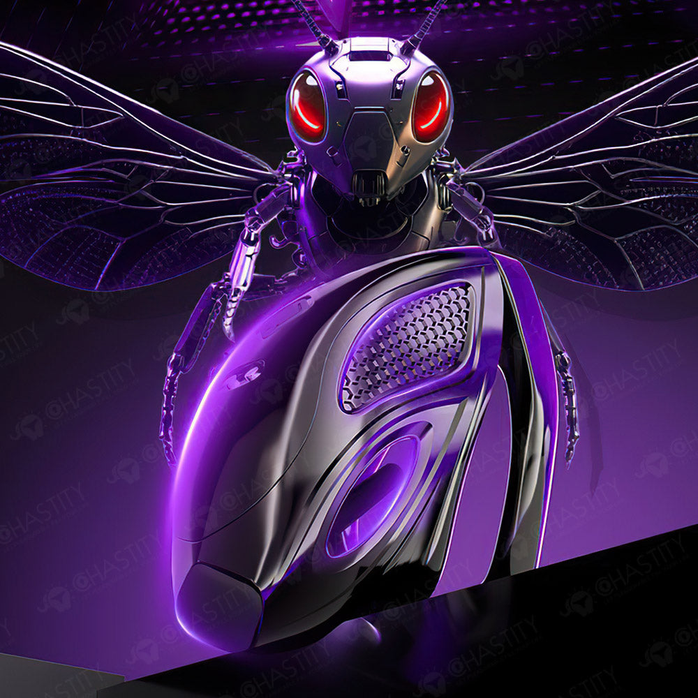 Mobile-Controlled Bee Sting Electric Shock Chastity As Punishment