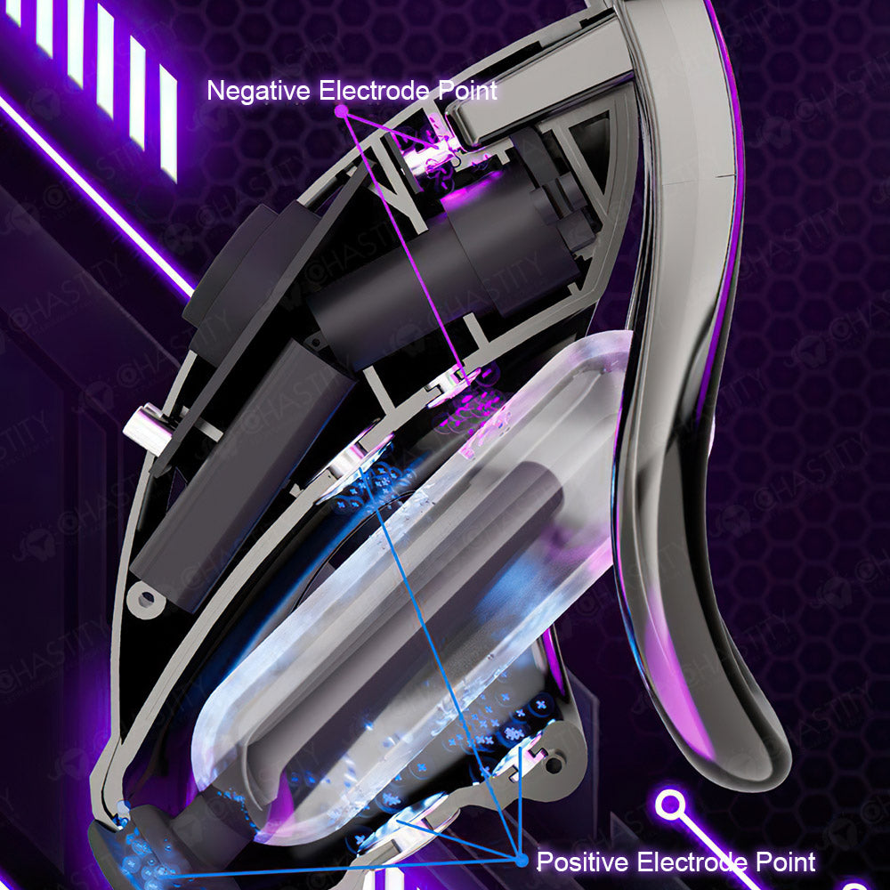 Mobile-Controlled Bee Sting Electric Shock Chastity As Punishment