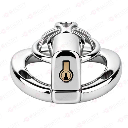 Night Silver Web Hunter Chastity Cage