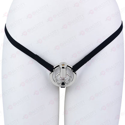 Night Silver Web Hunter Chastity Cage