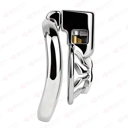 Night Silver Web Hunter Chastity Cage