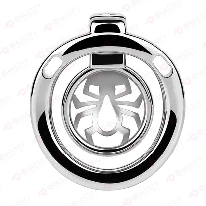 Night Silver Web Hunter Chastity Cage