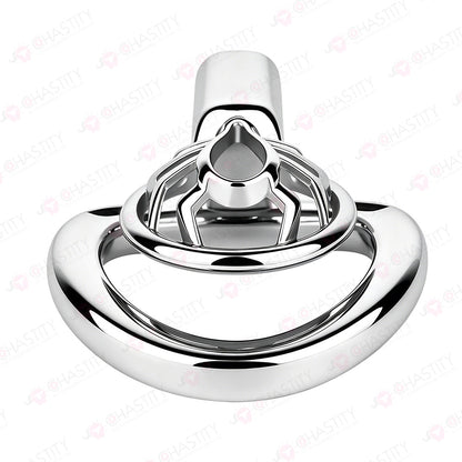 Night Silver Web Hunter Chastity Cage