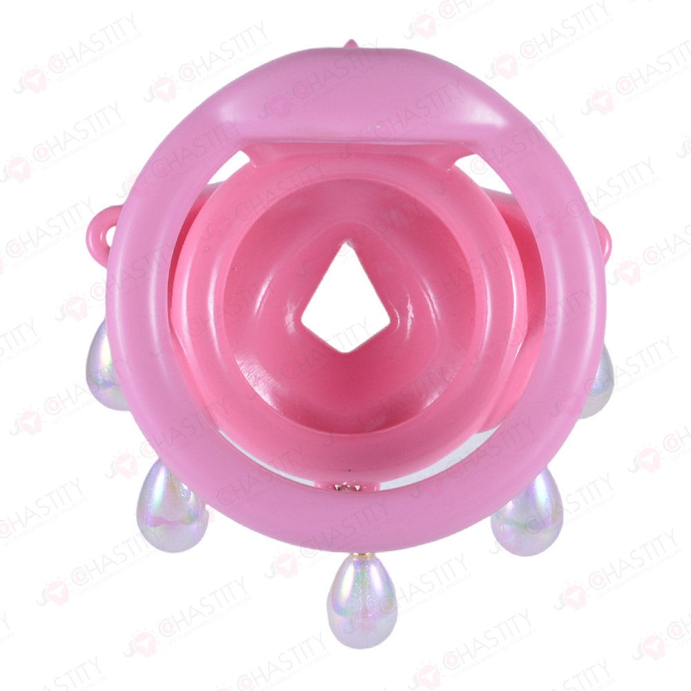 Ocean’s Tears Pearl Tassel Chastity Cage