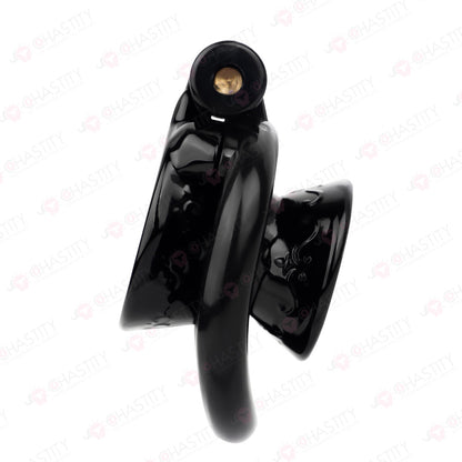 Opening Hourglass-Shaped Chastity Cup