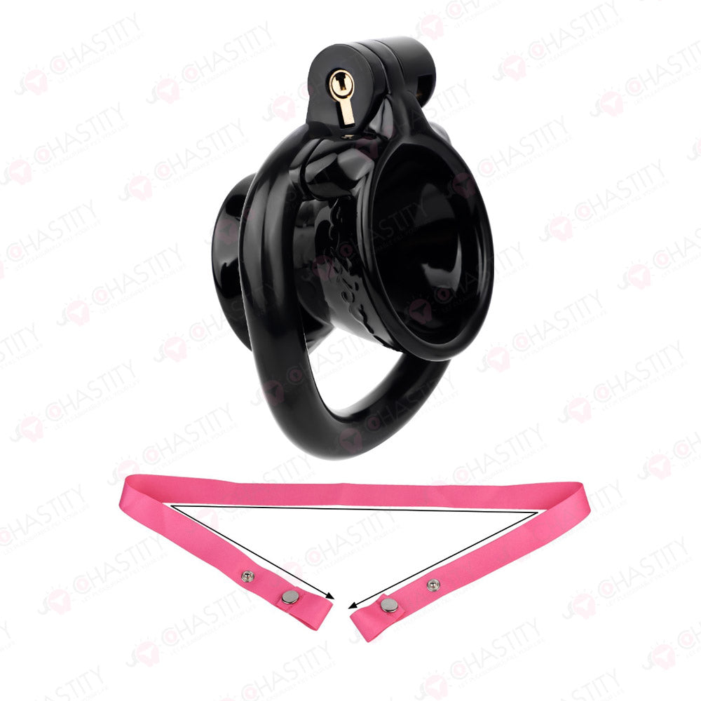 Opening Hourglass-Shaped Chastity Cup