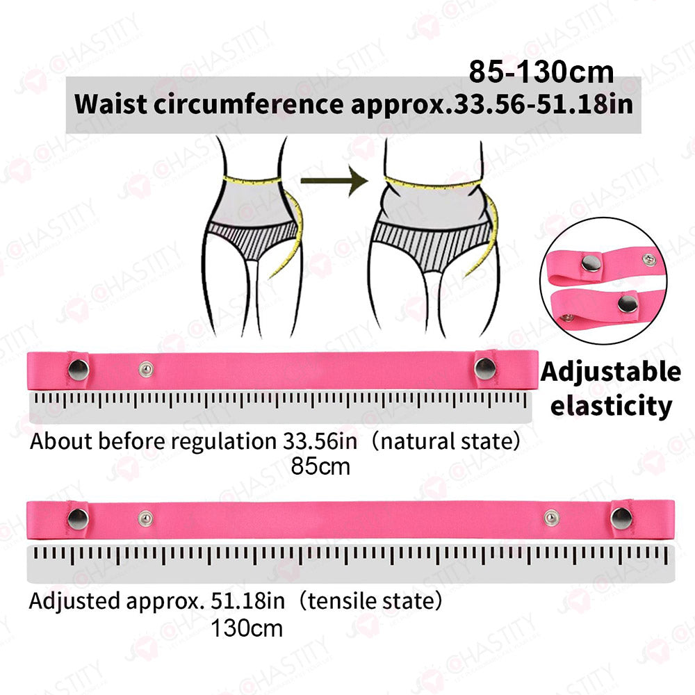 Opening Hourglass-Shaped Chastity Cup