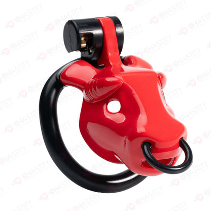 Ox Head Penis Leash Chastity Cage
