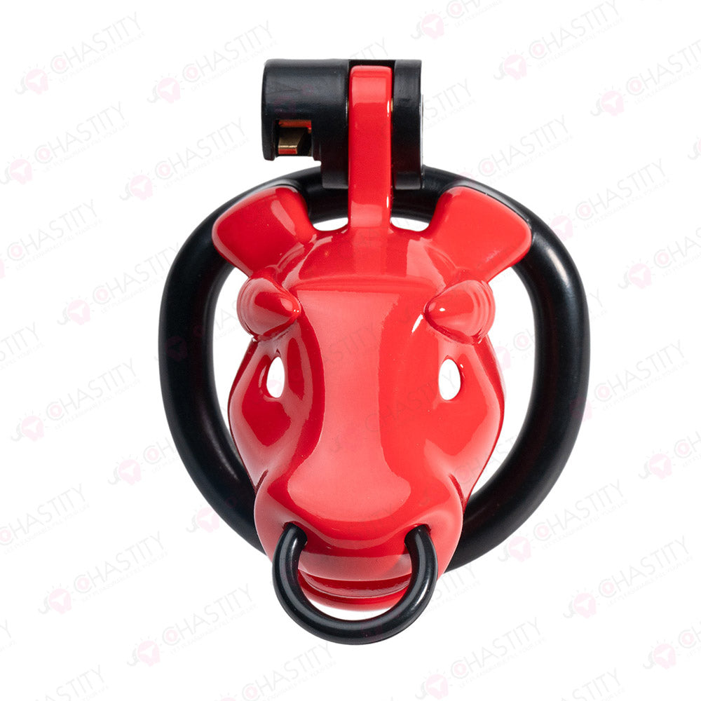 Ox Head Penis Leash Chastity Cage