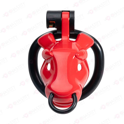 Ox Head Penis Leash Chastity Cage