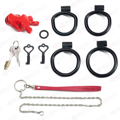 Ox Head Penis Leash Chastity Cage