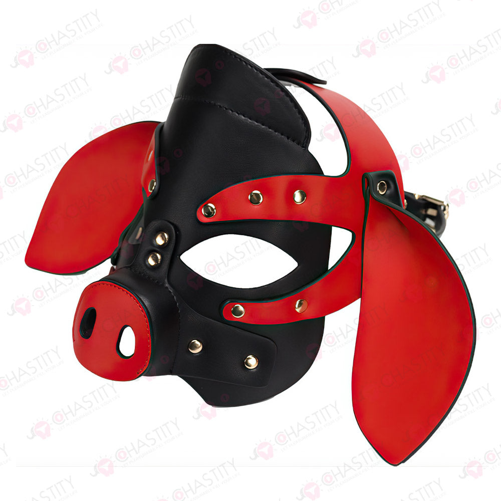 Pet Humiliation Roleplay Pig Mask