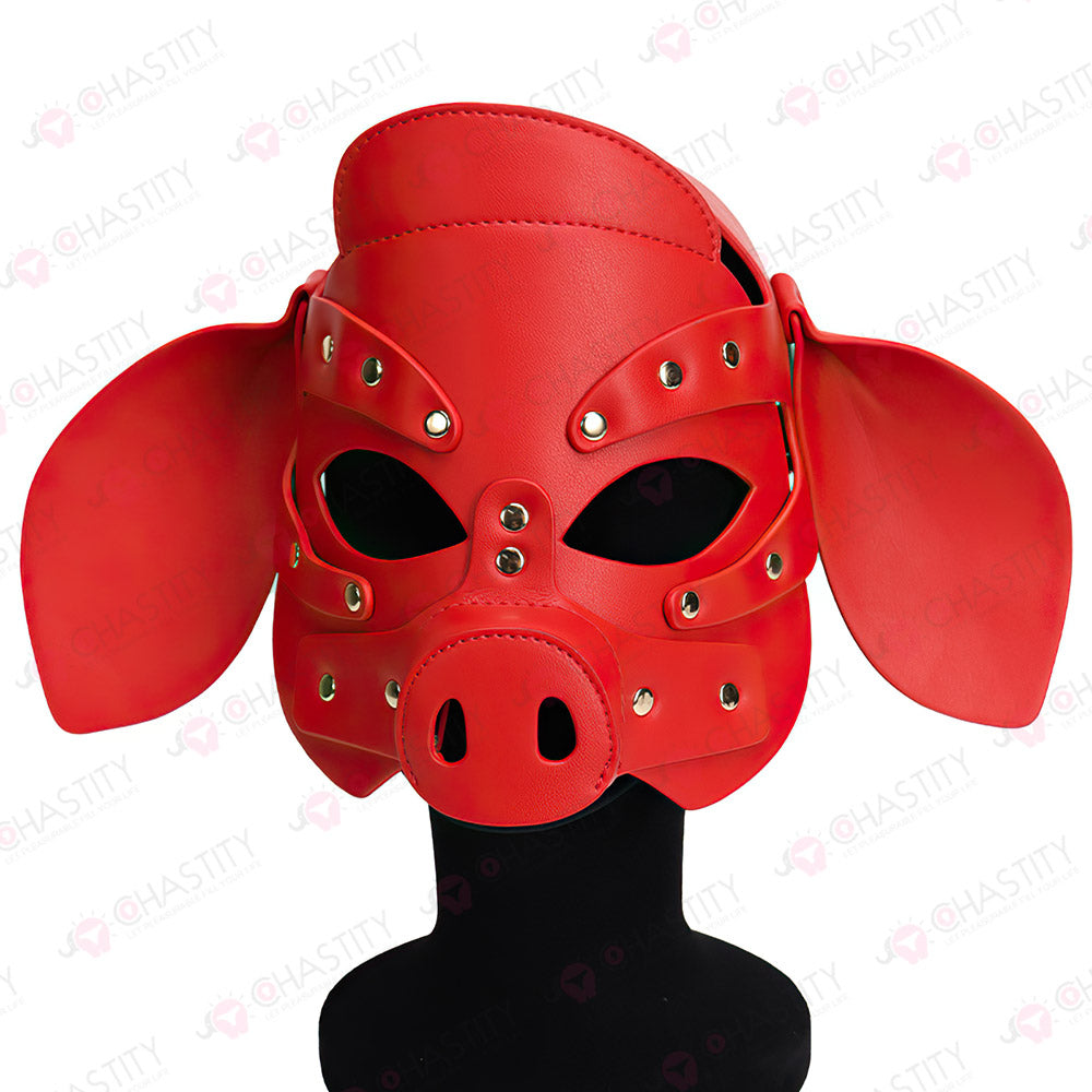 Pet Humiliation Roleplay Pig Mask