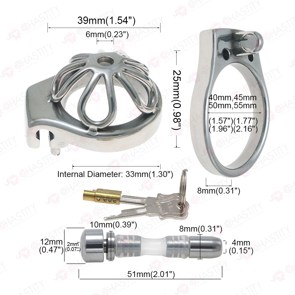 Petal Strong Tiniest Chastity Cage