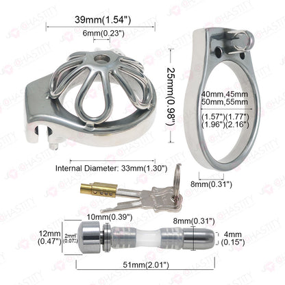 Petal Strong Tiniest Chastity Cage