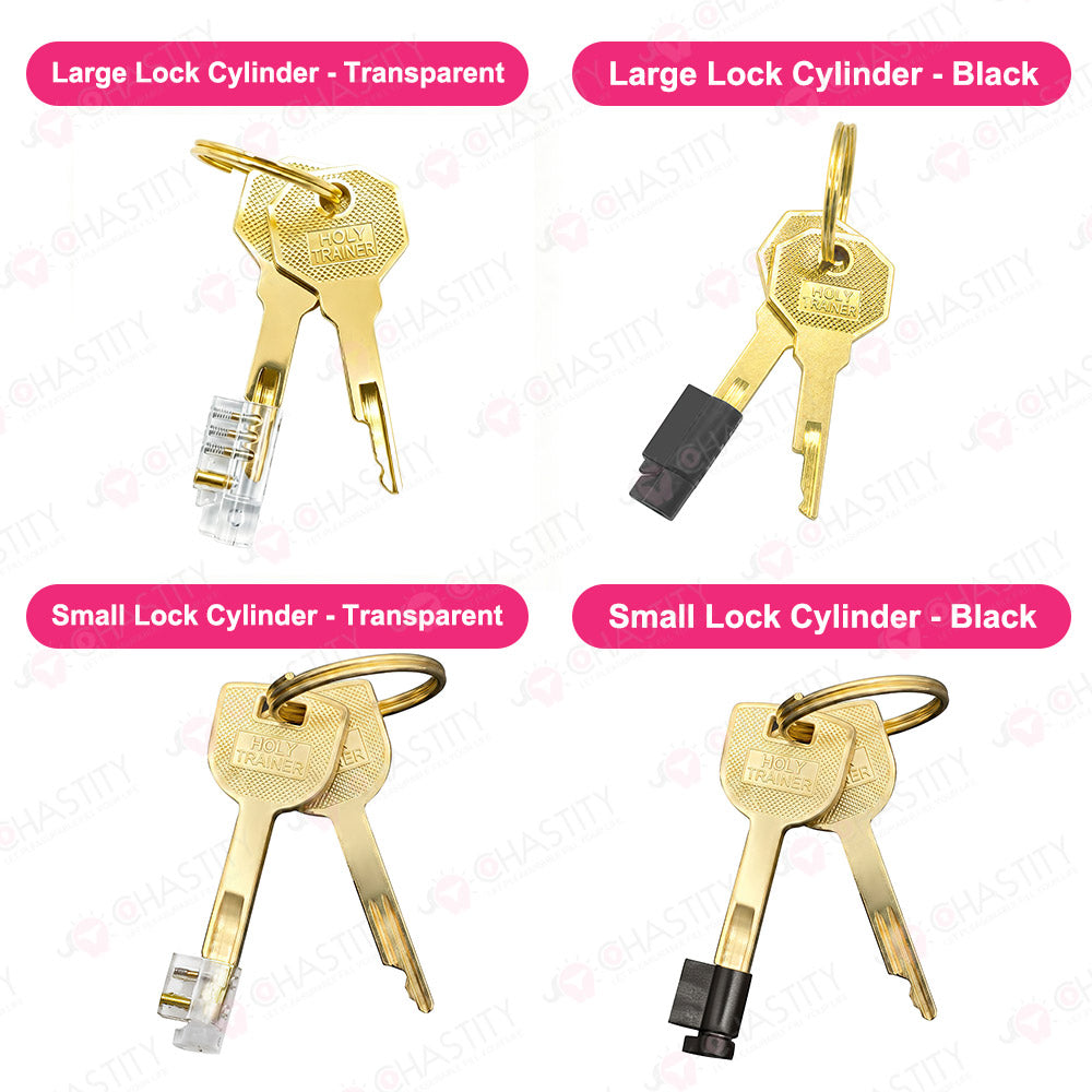 Plastic Replacement Lock Cylinder For Chastity Cage (Airport Security Lock)