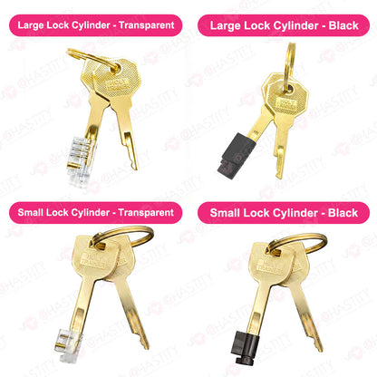 Plastic Replacement Lock Cylinder For Chastity Cage (Airport Security Lock)