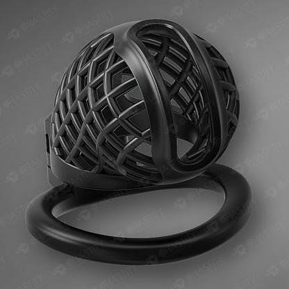 Plastic Spiderweb Cage For Chastity Twinks