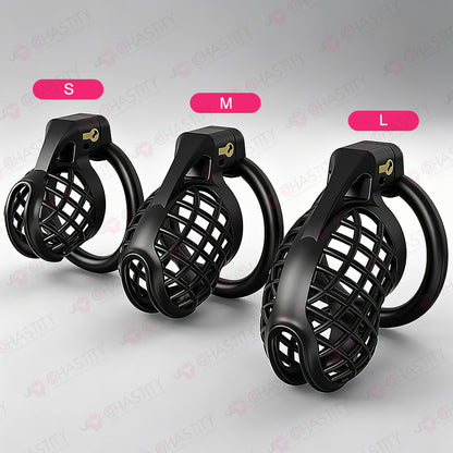 Plastic Spiderweb Cage For Chastity Twinks