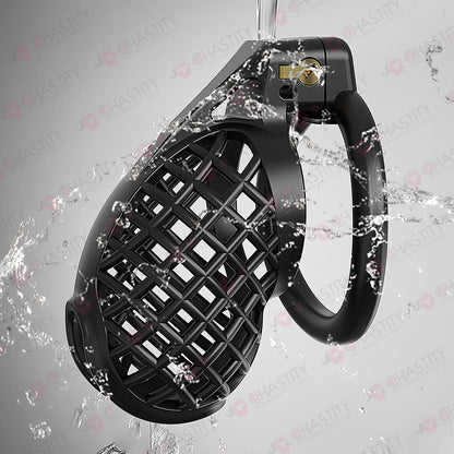 Plastic Spiderweb Cage For Chastity Twinks