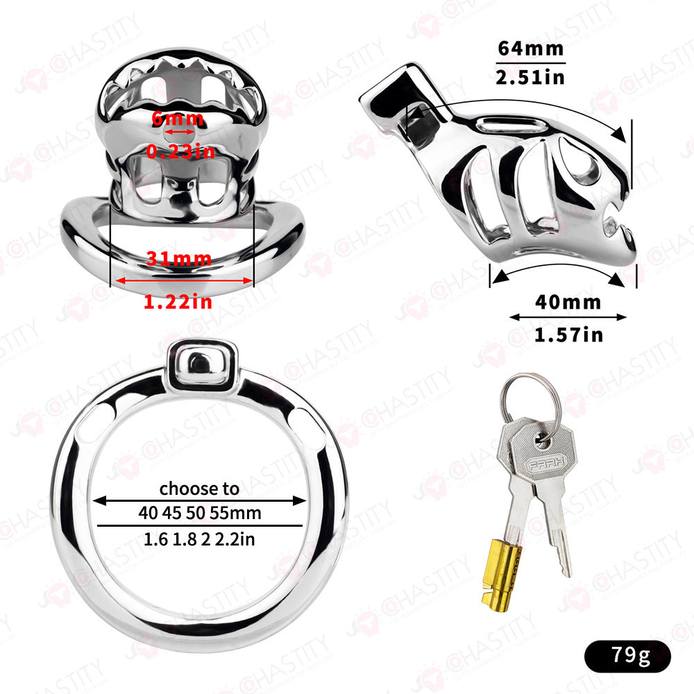 Predator Big Mouth Chastity Cage