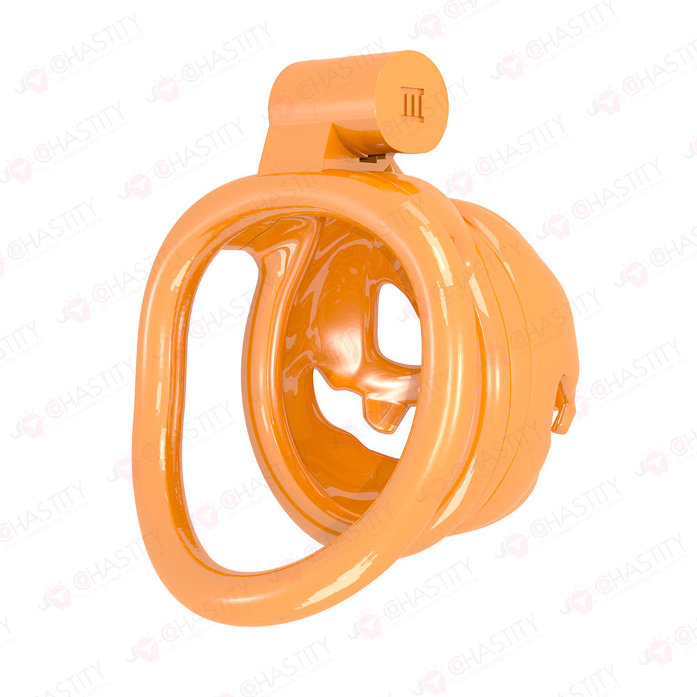 Pumpkin Halloween Chastity Cage