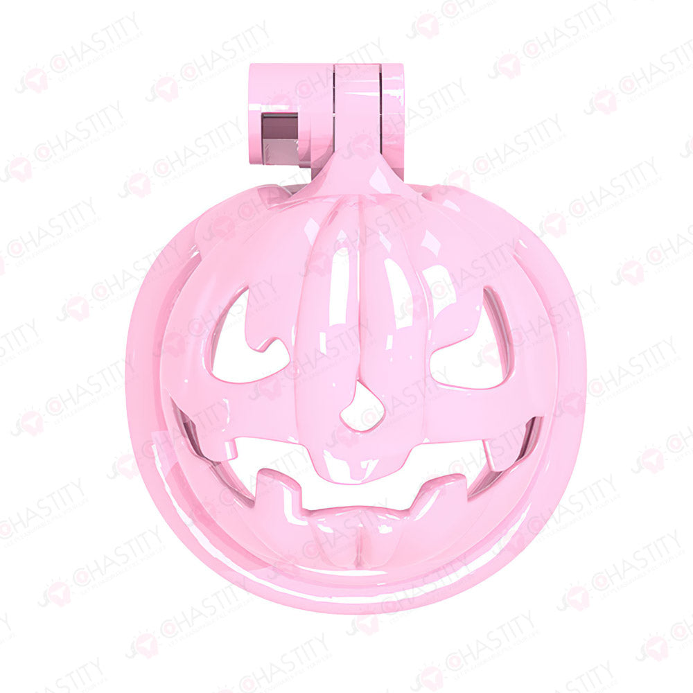Pumpkin Halloween Chastity Cage
