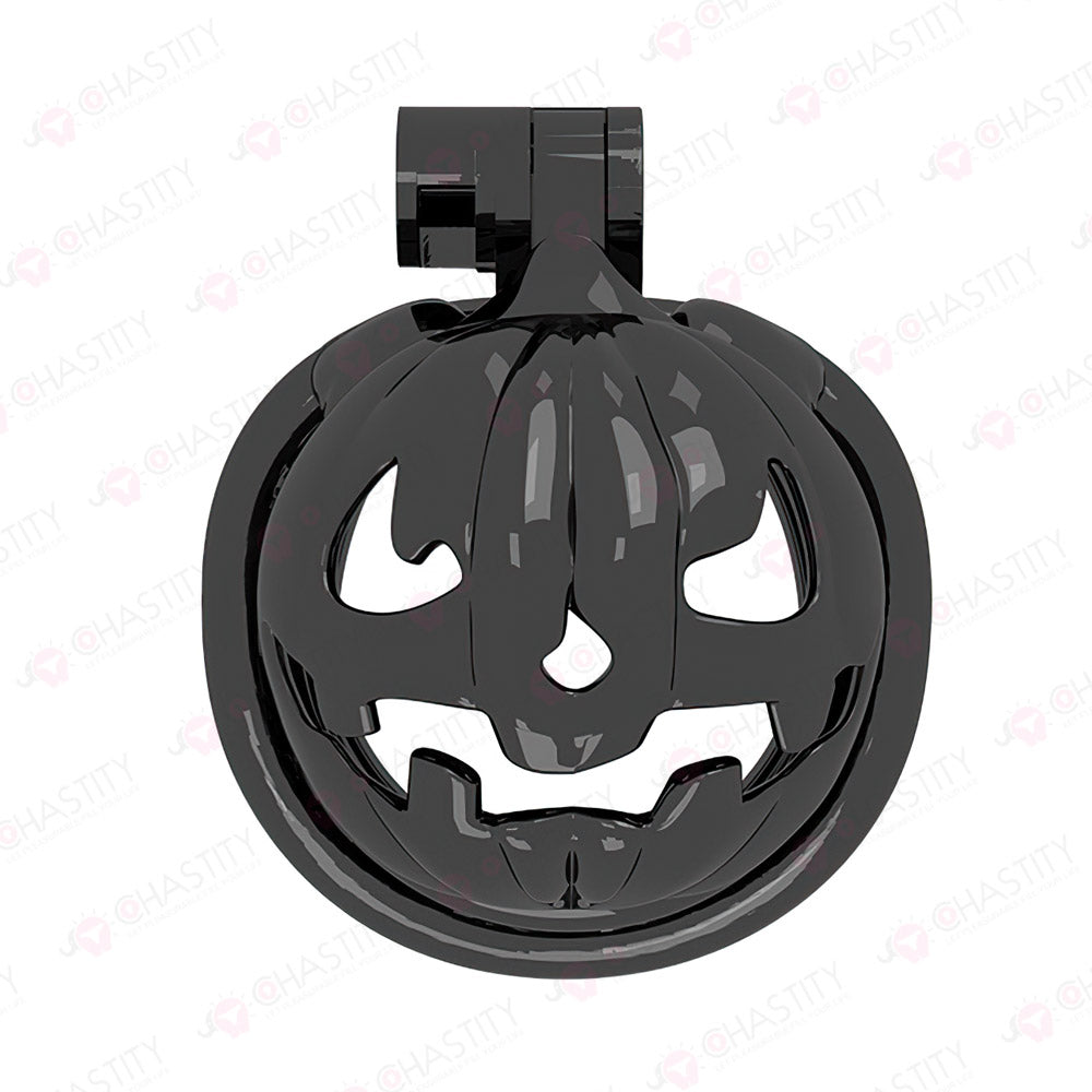 Pumpkin Halloween Chastity Cage