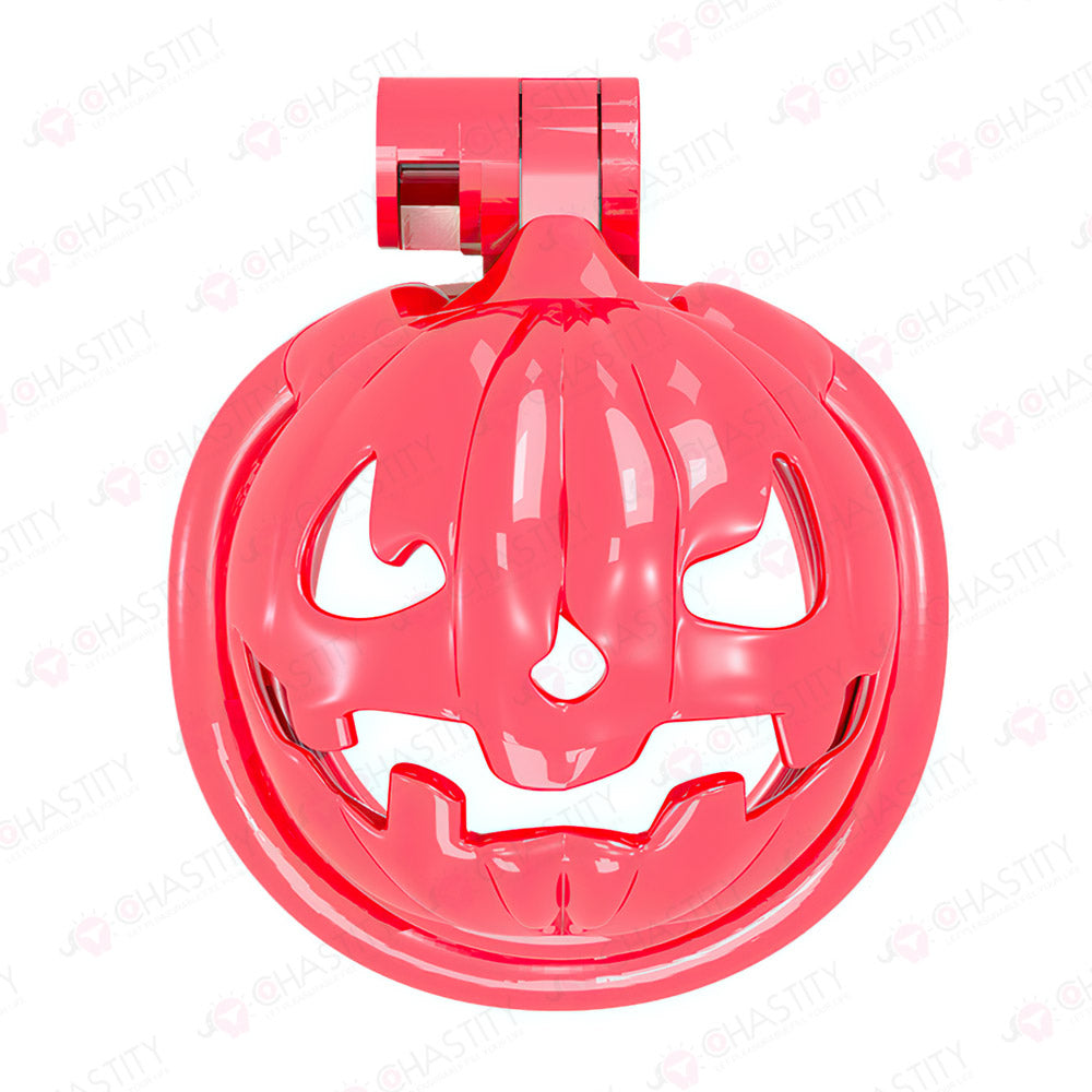 Pumpkin Halloween Chastity Cage
