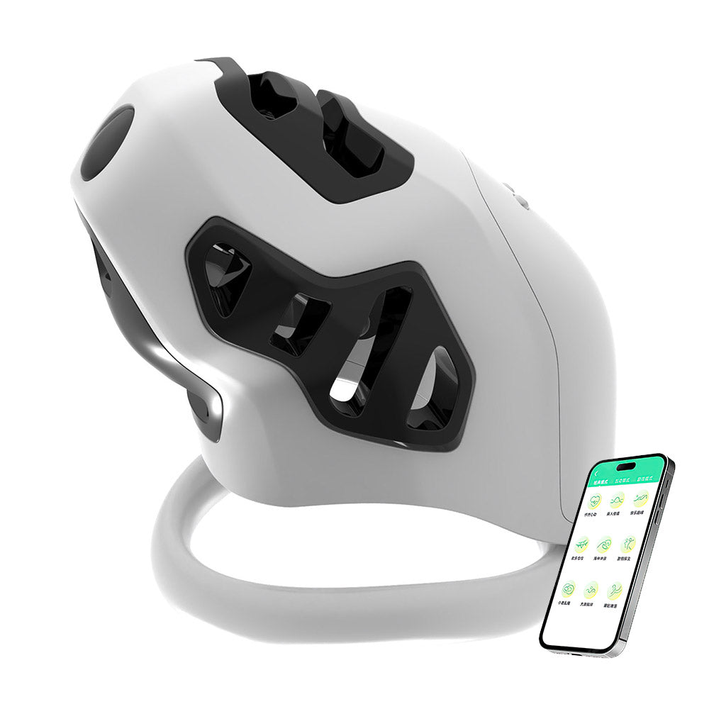 QIUI Thrillcage APP Vibrating Electric-Shock Chastity Device
