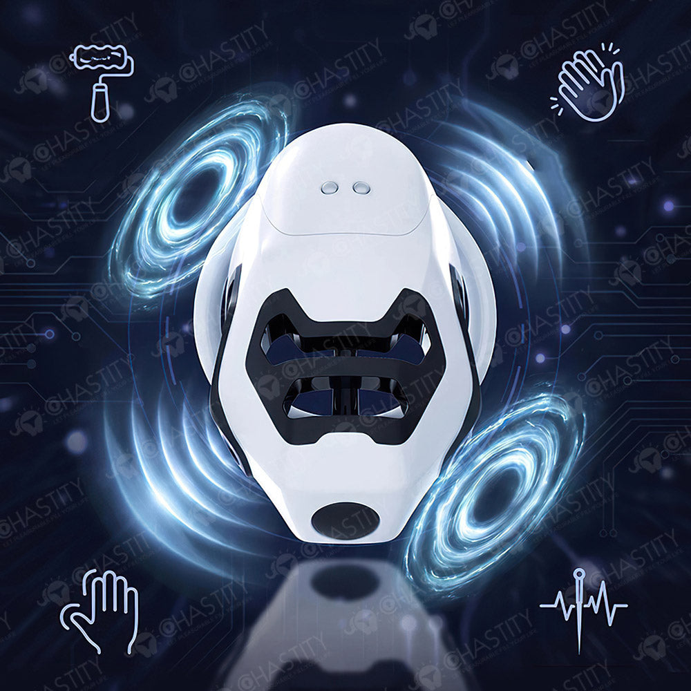 QIUI Thrillcage APP Vibrating Electric-Shock Chastity Device