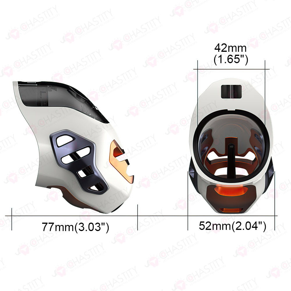 QIUI Thrillcage APP Vibrating Electric-Shock Chastity Device