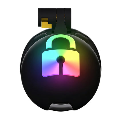Remote-Controlled Color-Changing Light Up Chastity Cage