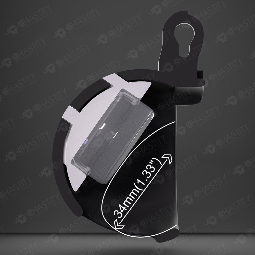Remote-Controlled Color-Changing Light Up Chastity Cage