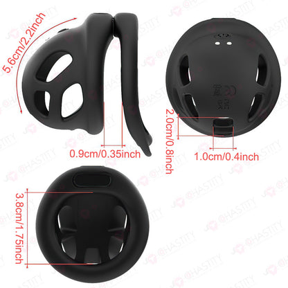 Remote-Controlled Vibrating Penis Cage  MChastity