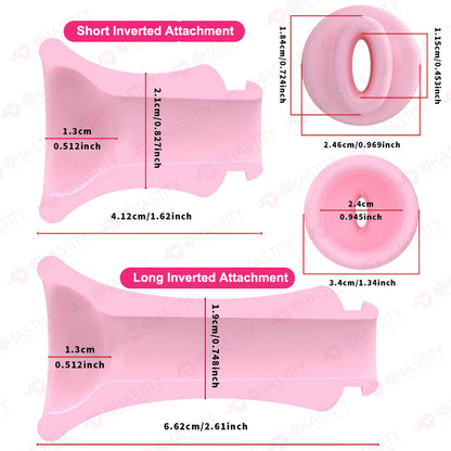 Removable Accessories Reverse Concave Device For Sissy Chastity Babes