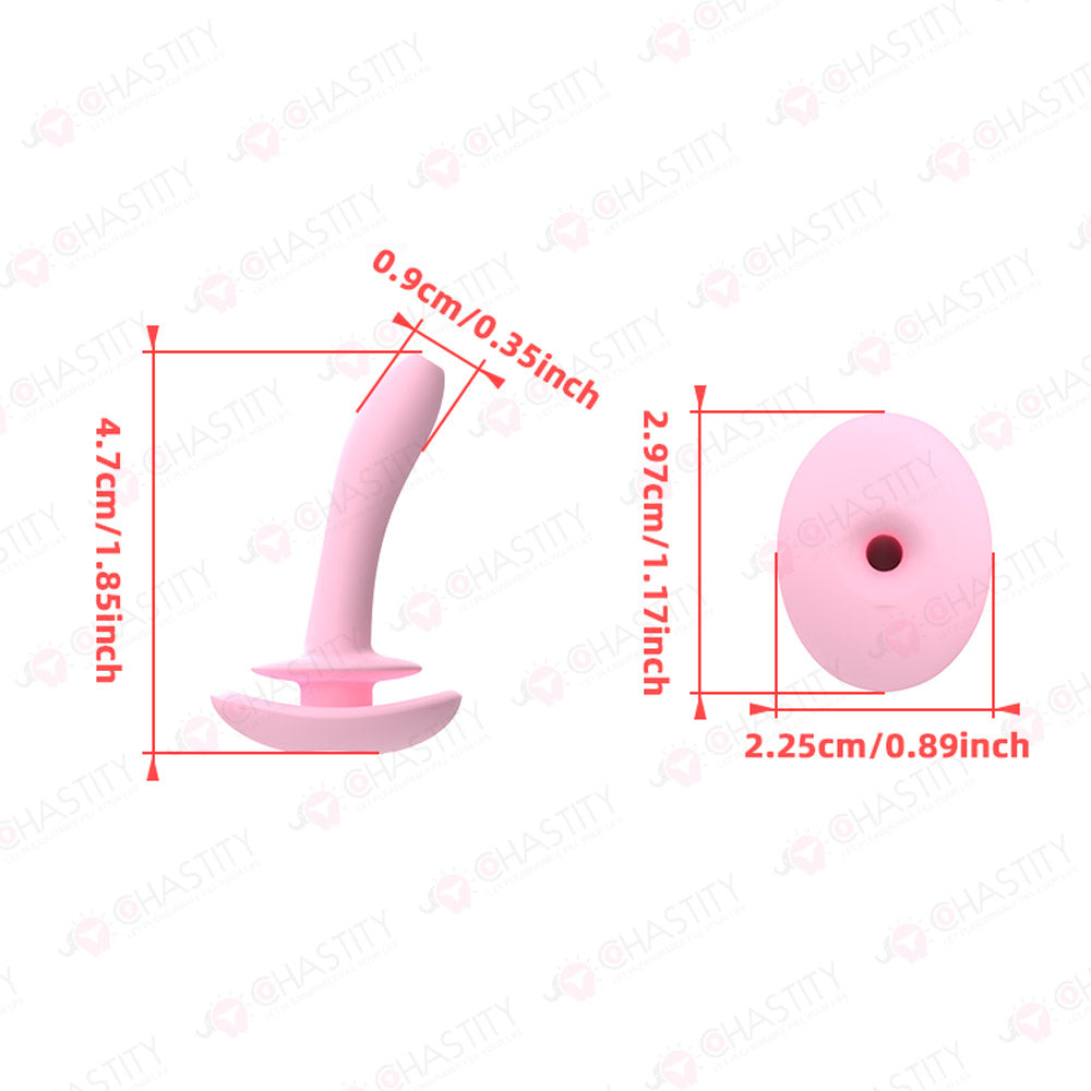 Removable Head Free-assembly Chastity Cage